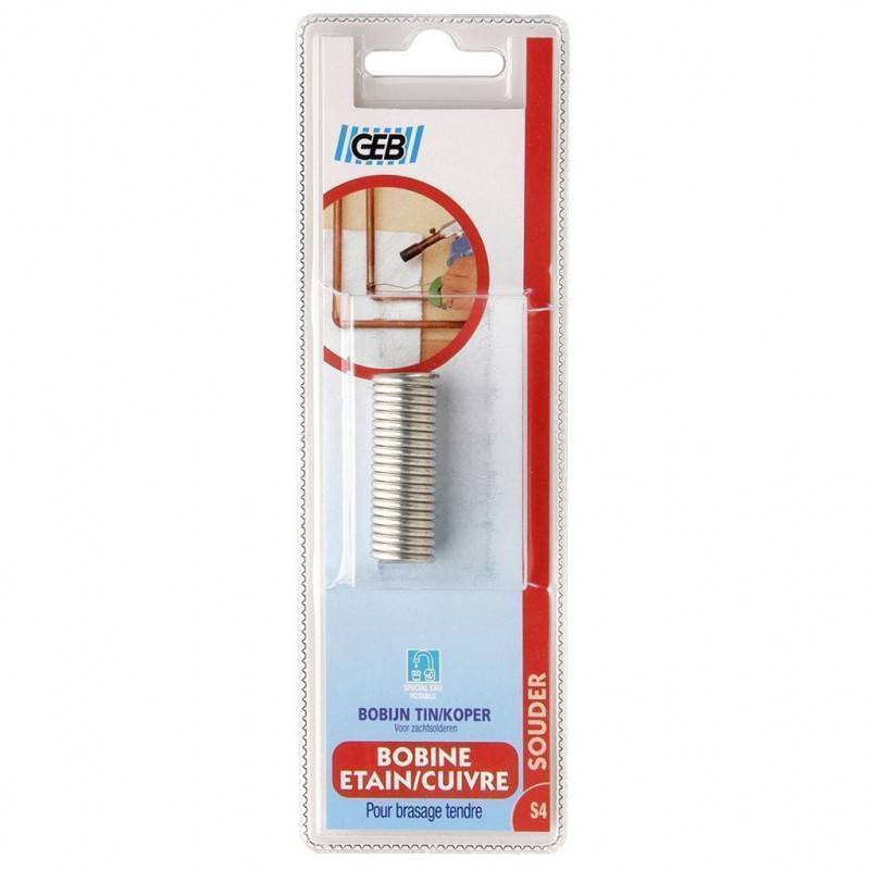 Bobine soudure étain / cuivre GEB - Conditionnement: 20g - Image 1