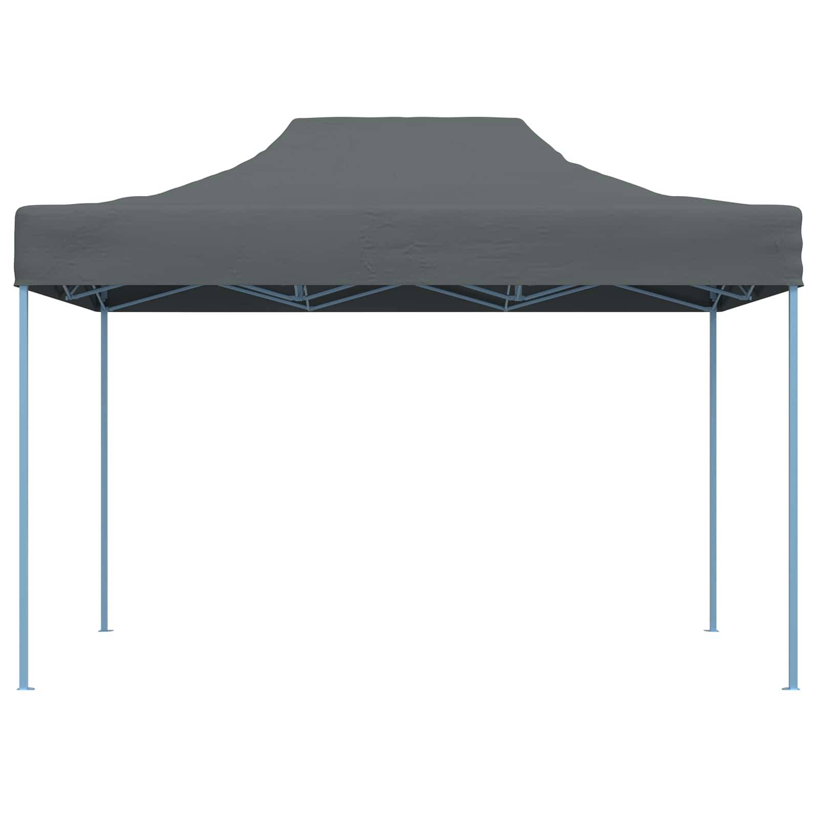 ComfortXL - Tente de réception Tissu Oxford pour événements auvent pop-up pliable 280x410cm Anthracite - ComfortXL Outdoor Living - Image 2
