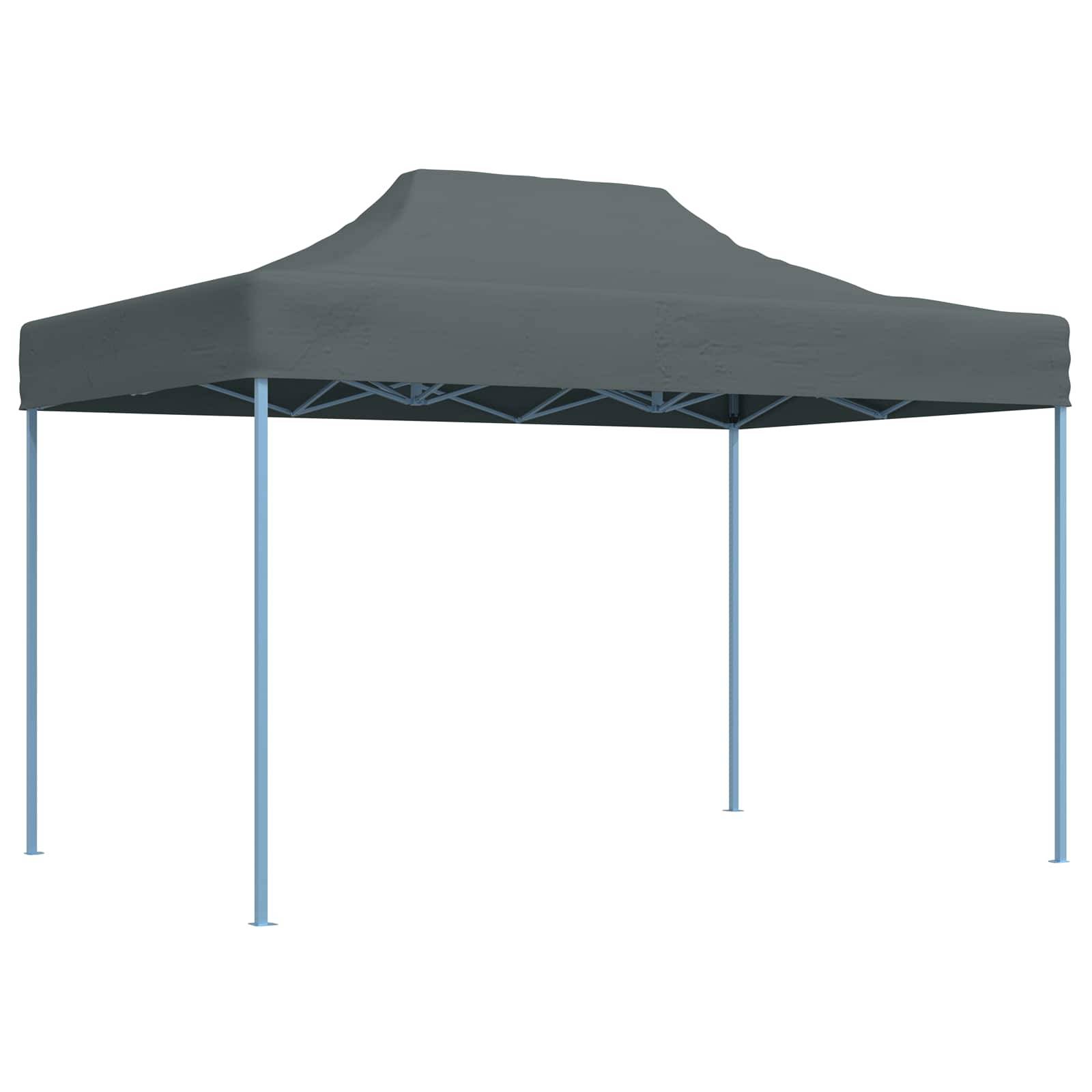 ComfortXL - Tente de réception Tissu Oxford pour événements auvent pop-up pliable 280x410cm Anthracite - ComfortXL Outdoor Living - Image 1