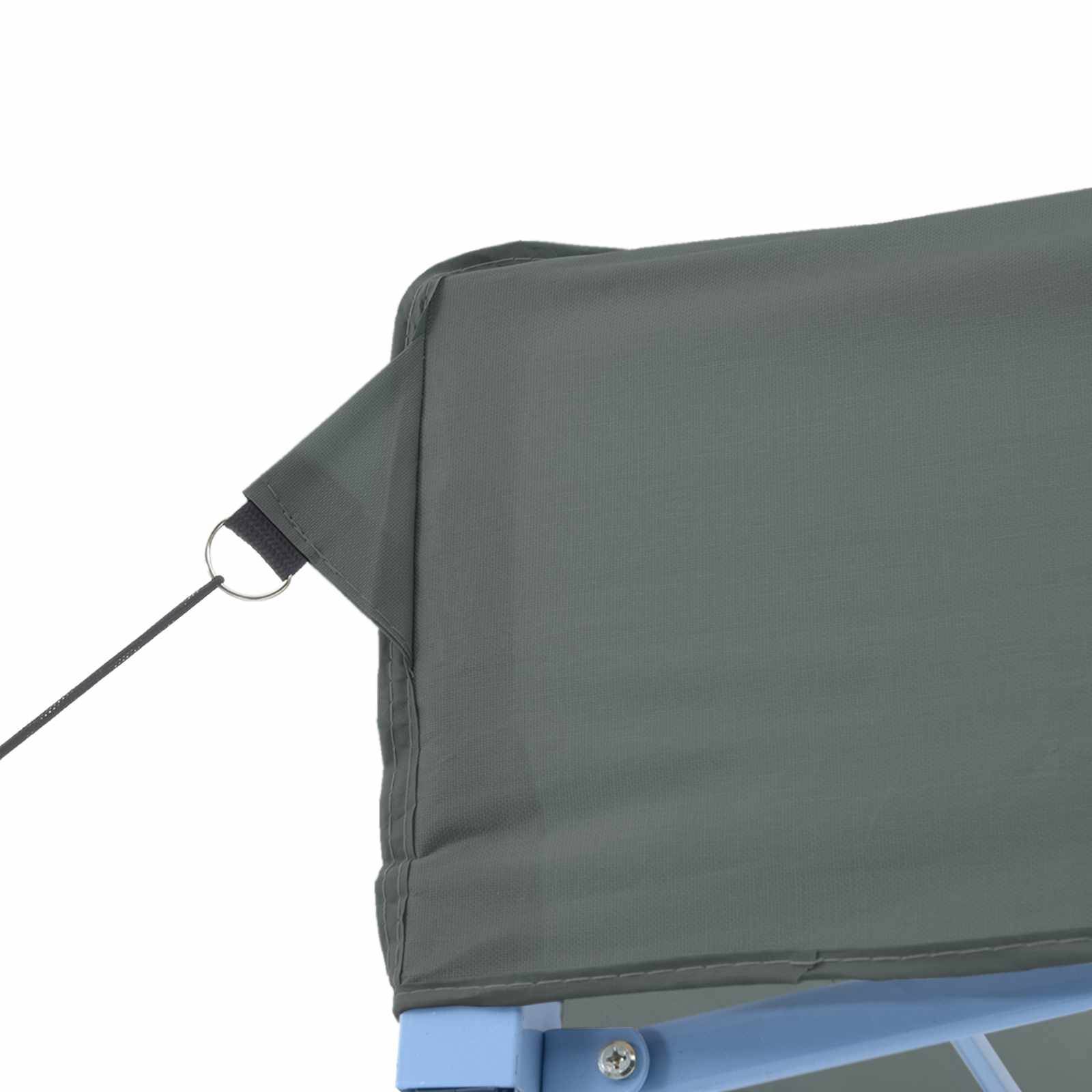 ComfortXL - Tente de réception Tissu Oxford pour événements auvent pop-up pliable 280x410cm Anthracite - ComfortXL Outdoor Living - Image 4