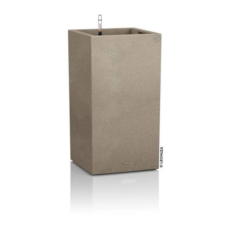 Lechuza - Pot De Fleur Lechuza Canto Stone Colonne 40 - Kit Complet, Beige Sable - Image 1