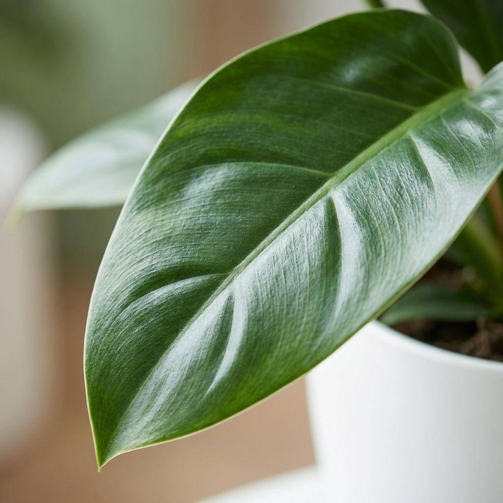 Philodendron - Philodendron Imperial Green - Pot de 19cm - Hauteur 65cm - Blanc - Plantes d'intérieur - Image 9