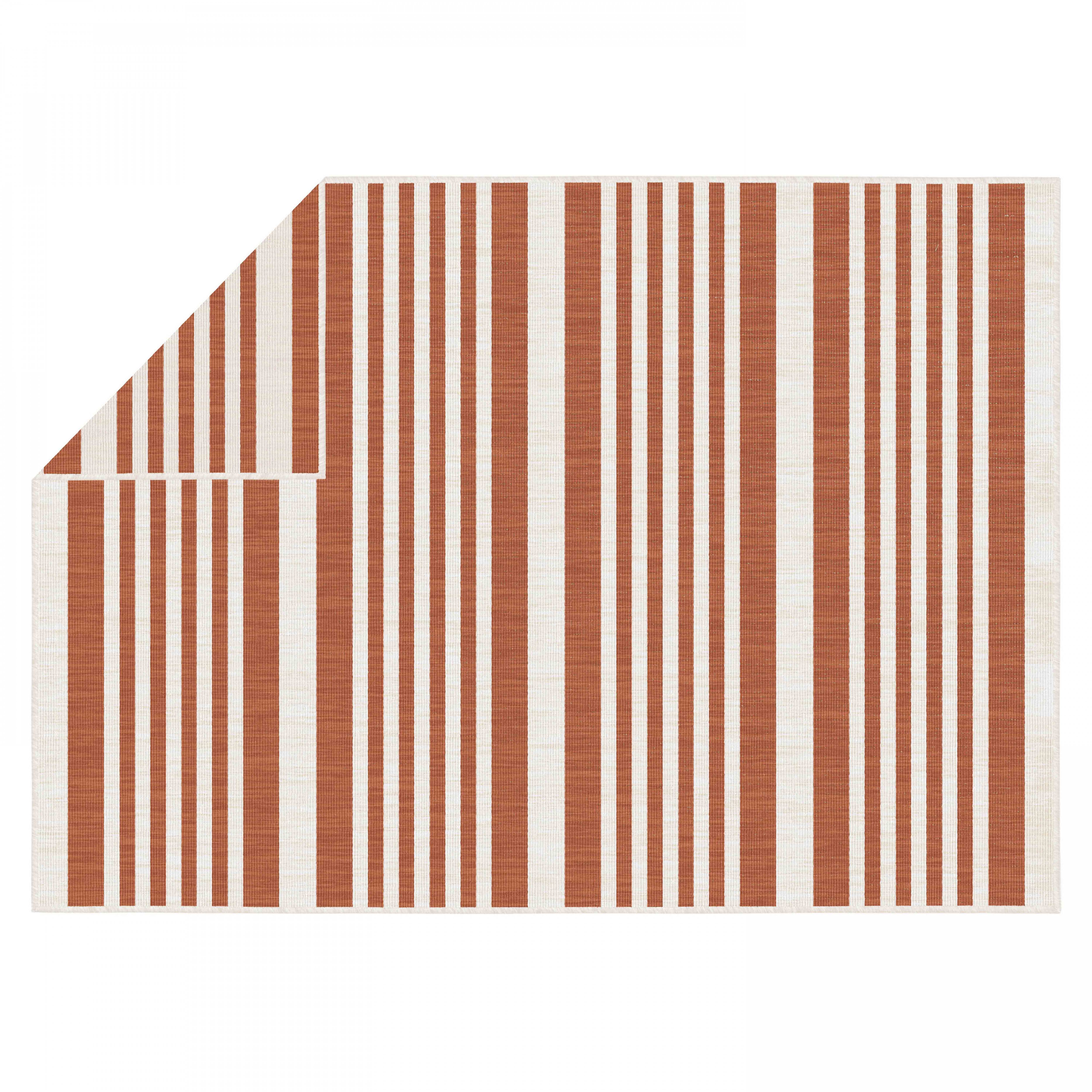 Oviala - Tapis d'extérieur en polypropylène 160 x 230 cm terracotta Kilma - Oviala - Image 4