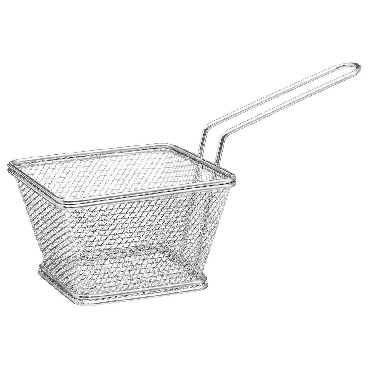 Panier à Frites Rectangulaire "Frito" 20cm Gris - Image 1