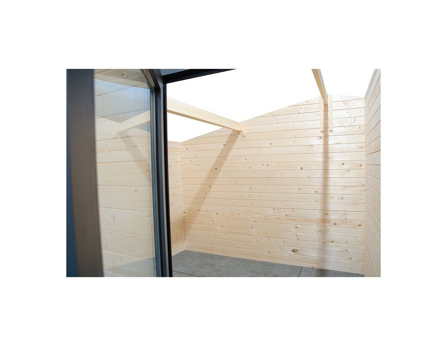 Altanka - Abri de jardin en bois - 15m2 - 5x3m - Ep. 28mm - Couleur: naturel - DOM637 - ALTANKA - Image 8