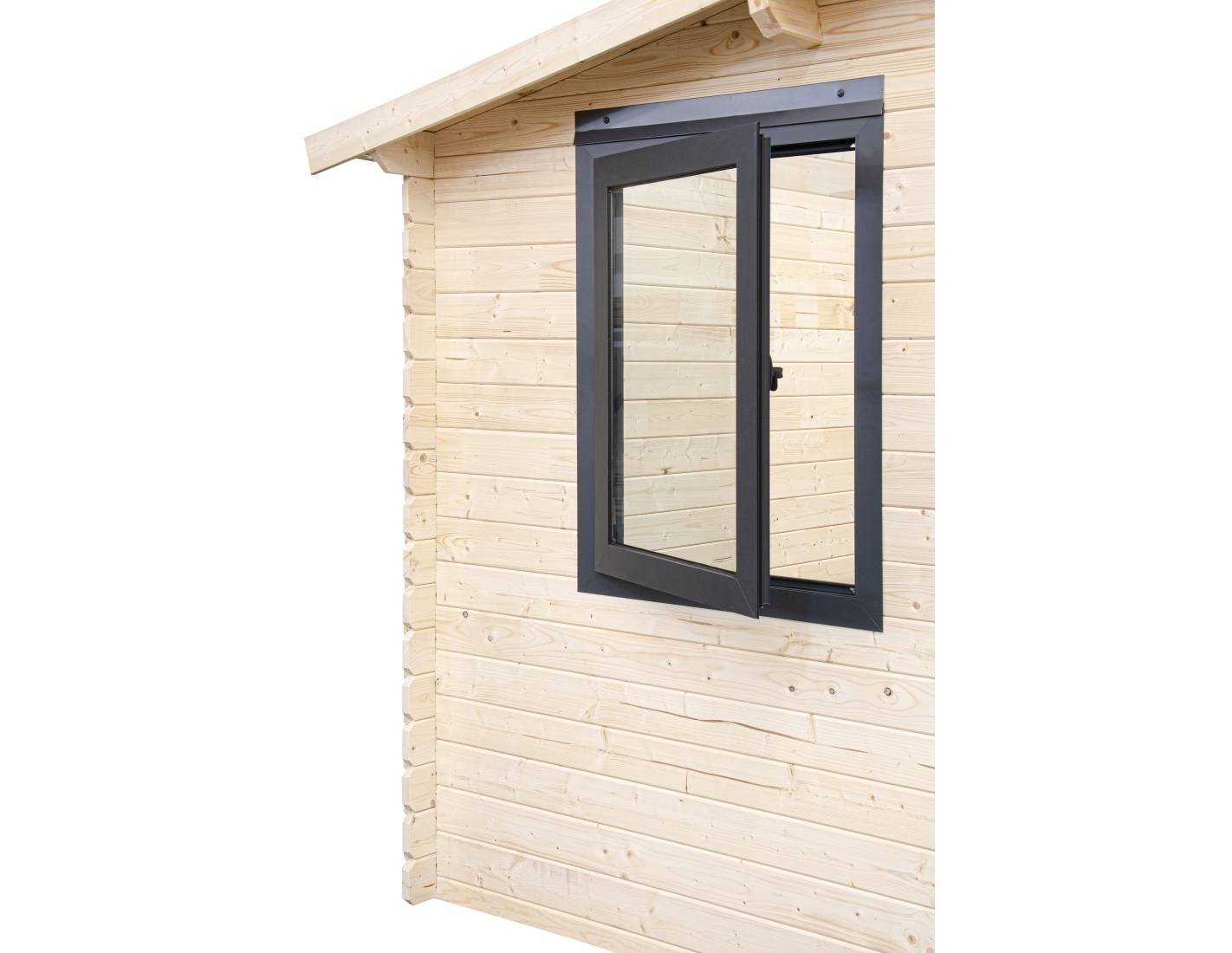 Altanka - Abri de jardin en bois - 15m2 - 5x3m - Ep. 28mm - Couleur: naturel - DOM637 - ALTANKA - Image 10