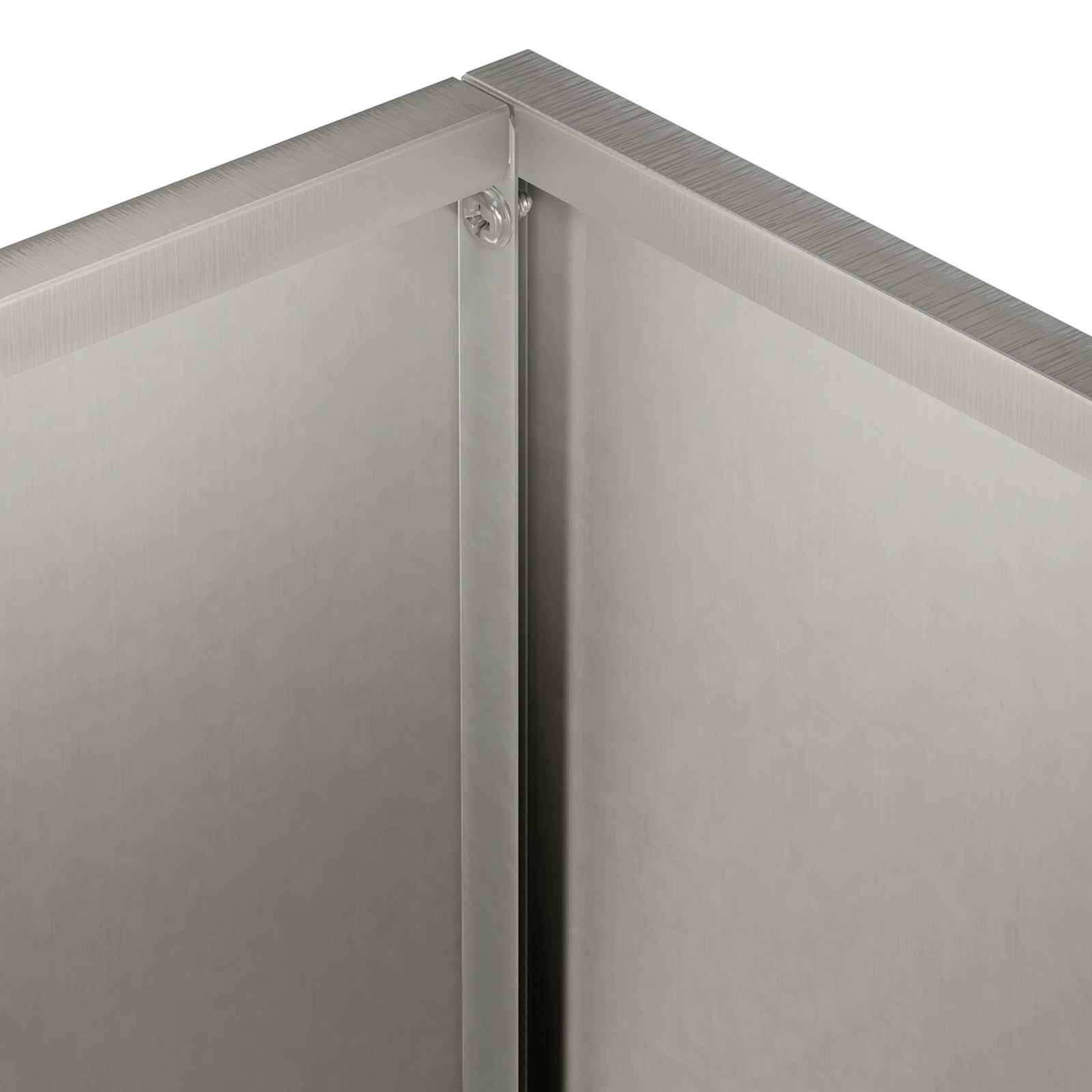 Vidaxl - Cache-pot de jardin 2 pc Argenté 20 x 20 x 50 cm vidaXL 8005311 - Image 7