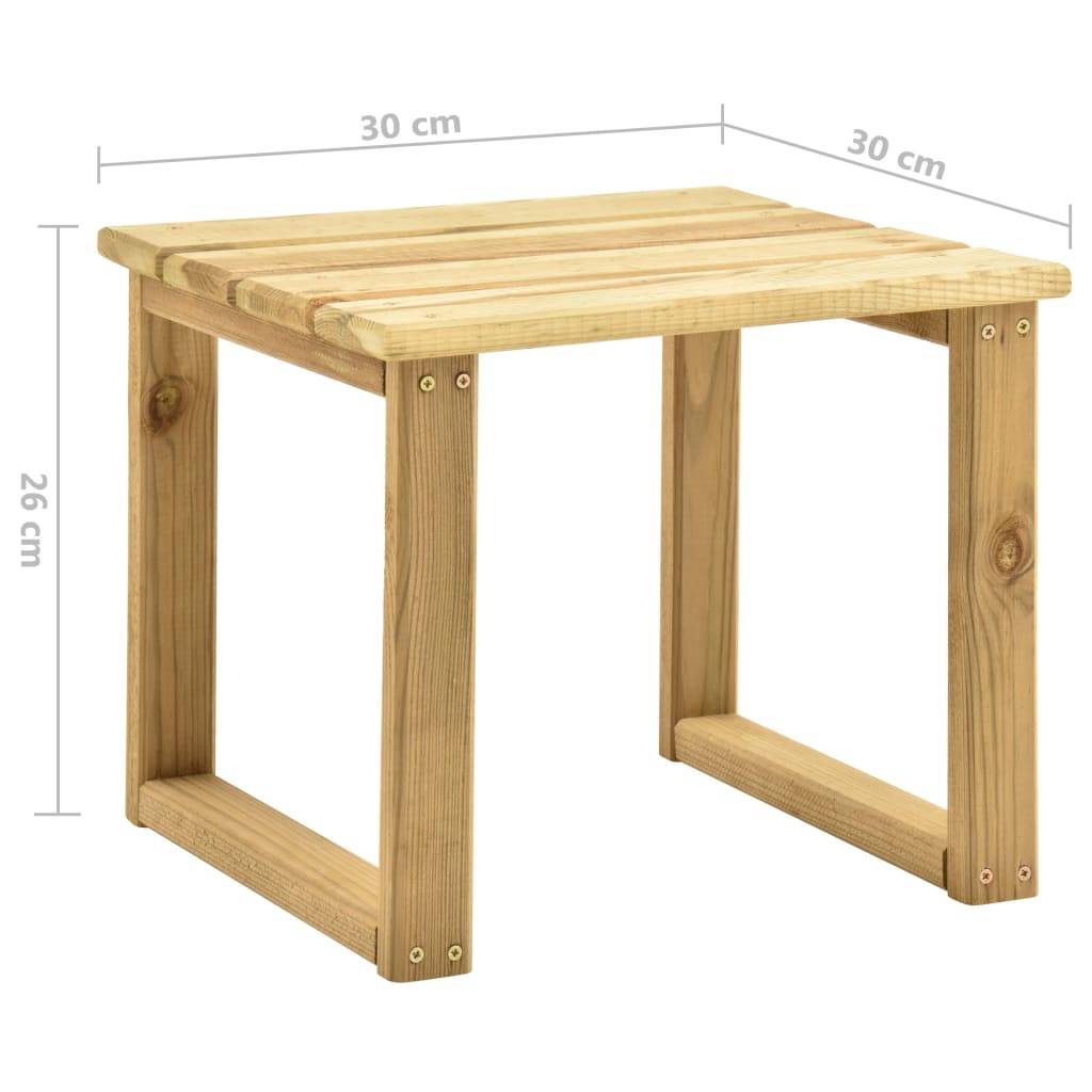 Helloshop26 - Transat chaise longue bain de soleil lit de jardin terrasse meuble d'extérieur avec table et coussin pin imprégné - Image 8