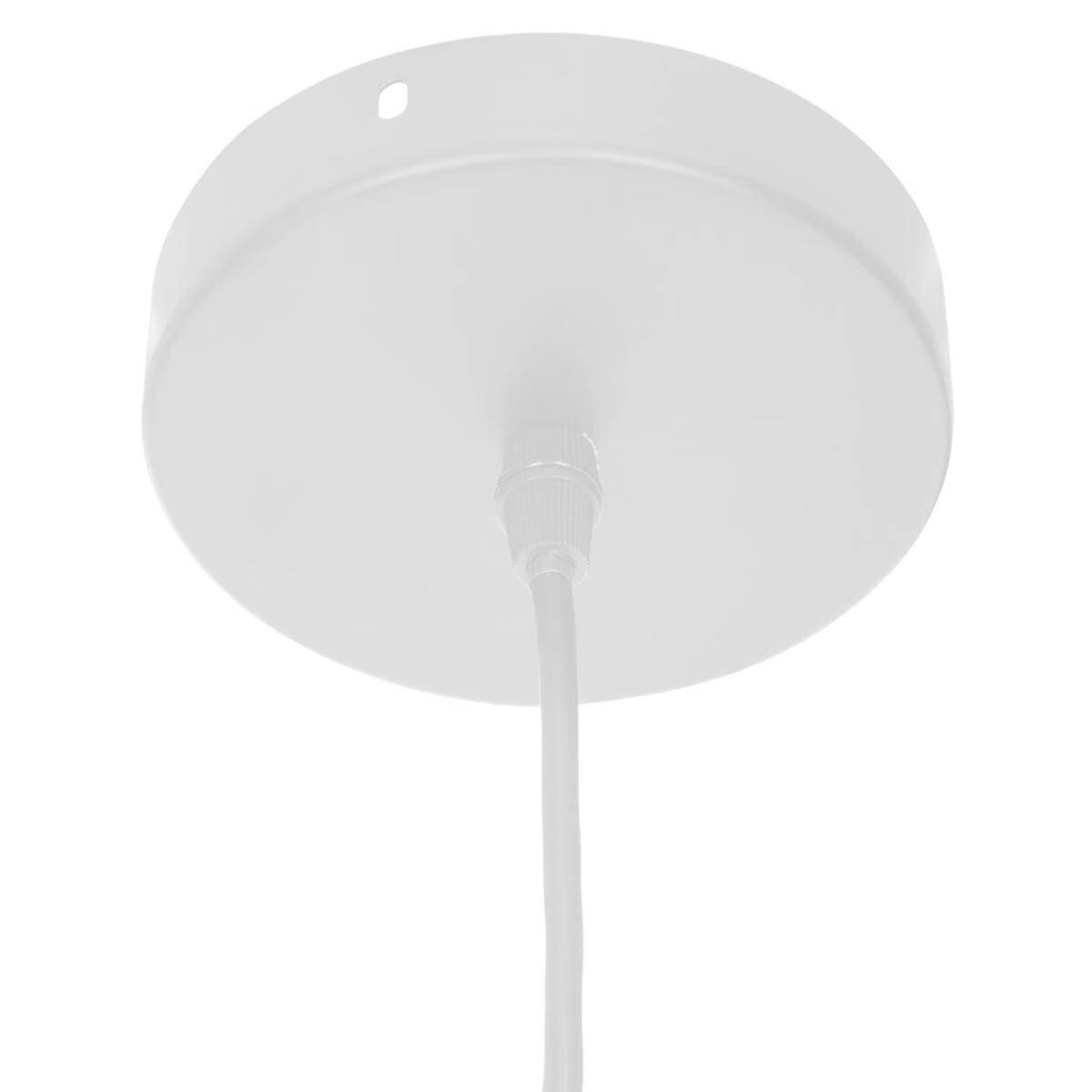Lampe Suspension Métal "Cloche" 19cm Blanc - Image 3