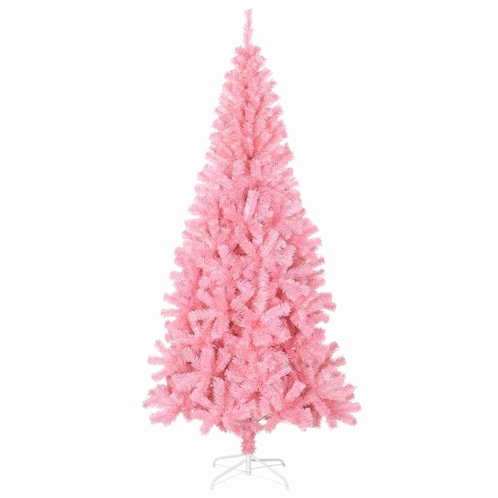 Vidaxl - Sapin de Noël Rose 210 cm PVC vidaXL 3396441 - Image 6