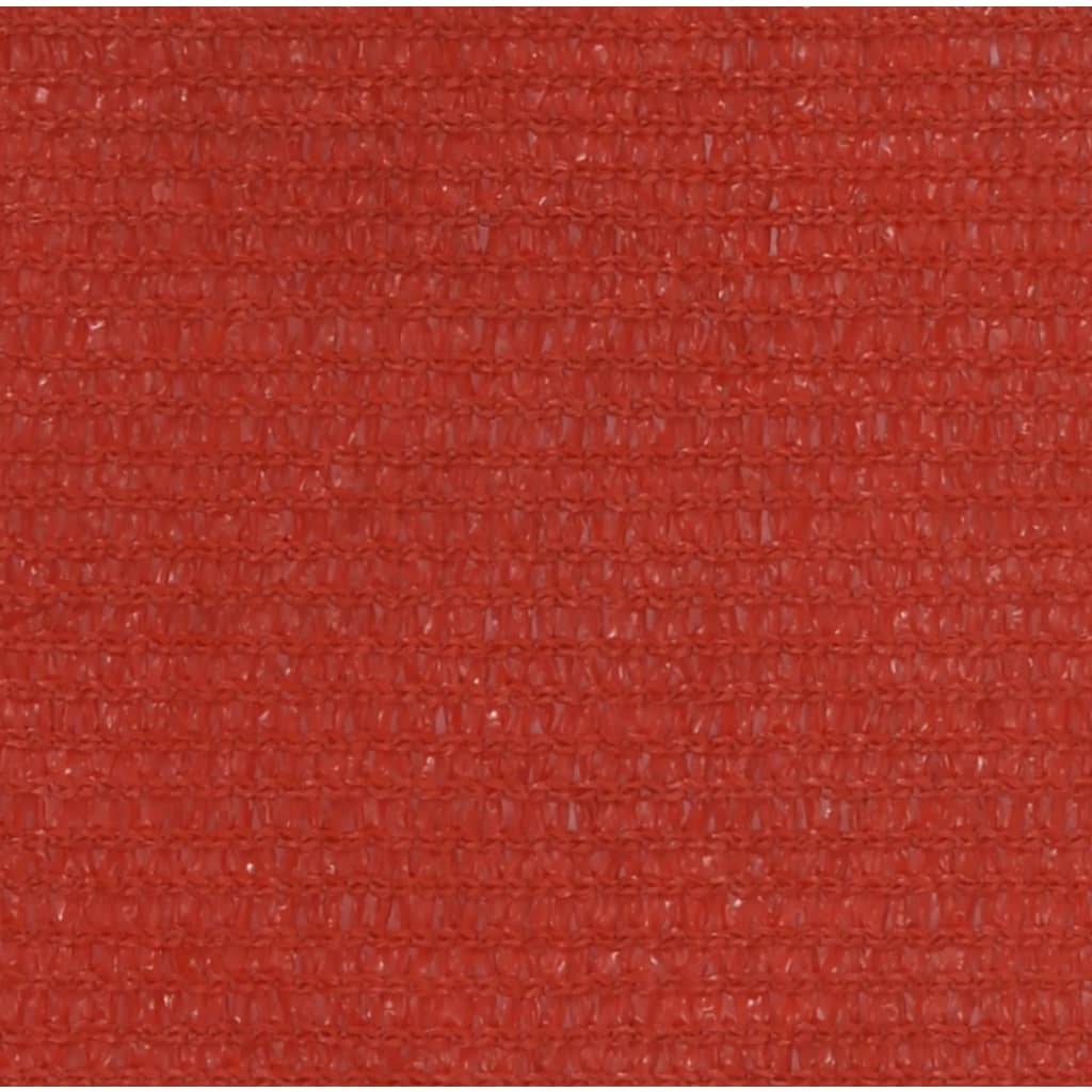 Helloshop26 - Voile toile d'ombrage parasol 160 g/m² PEHD 4,5 x 4,5 x 4,5 m rouge - Image 3