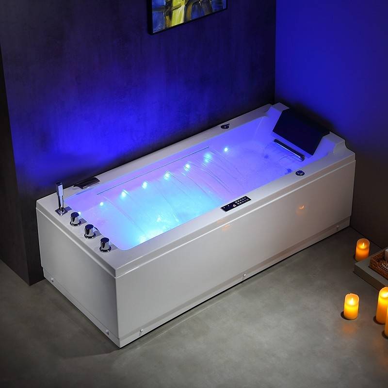 Baignoire balneo LORD SOLO BLANC 1 place ARCHIPEL® 170x75 - GAUCHE - Image 1