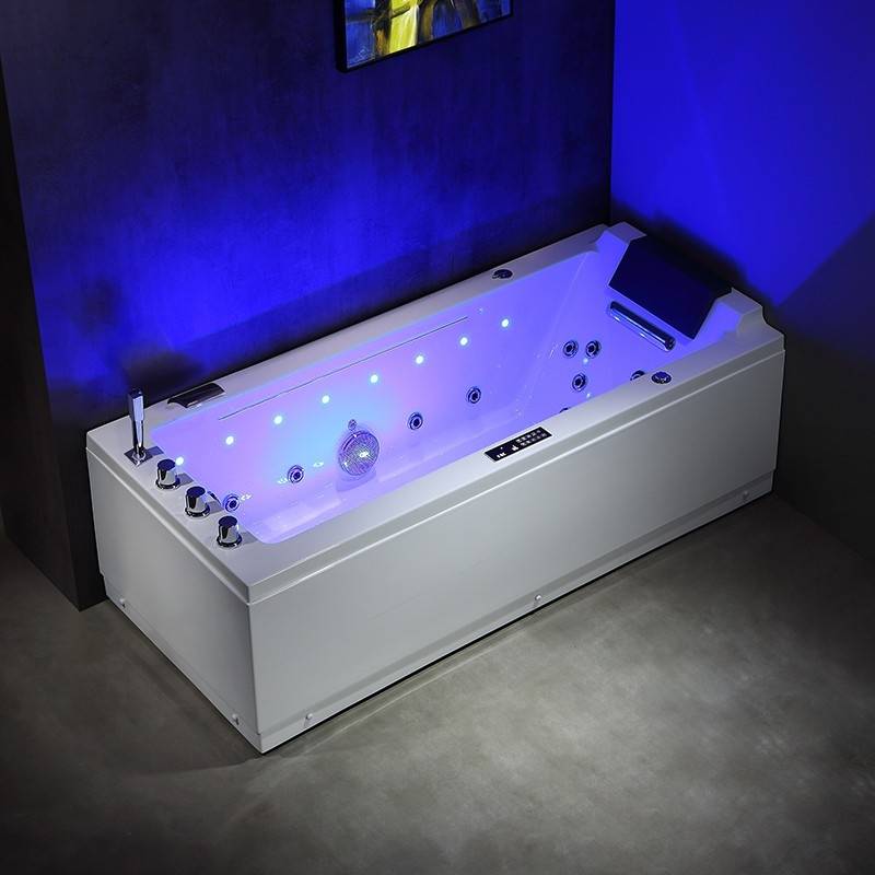 Baignoire balneo LORD SOLO BLANC 1 place ARCHIPEL® 170x75 - GAUCHE - Image 4