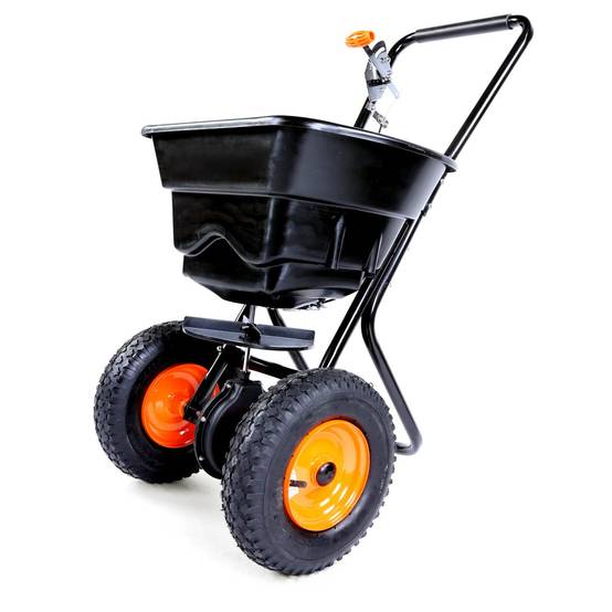 FUXTEC - Épandeur centrifuge sur roues - FUXTEC FX-GS36 - 36 kg largeur d'épandage XXL - Image 1