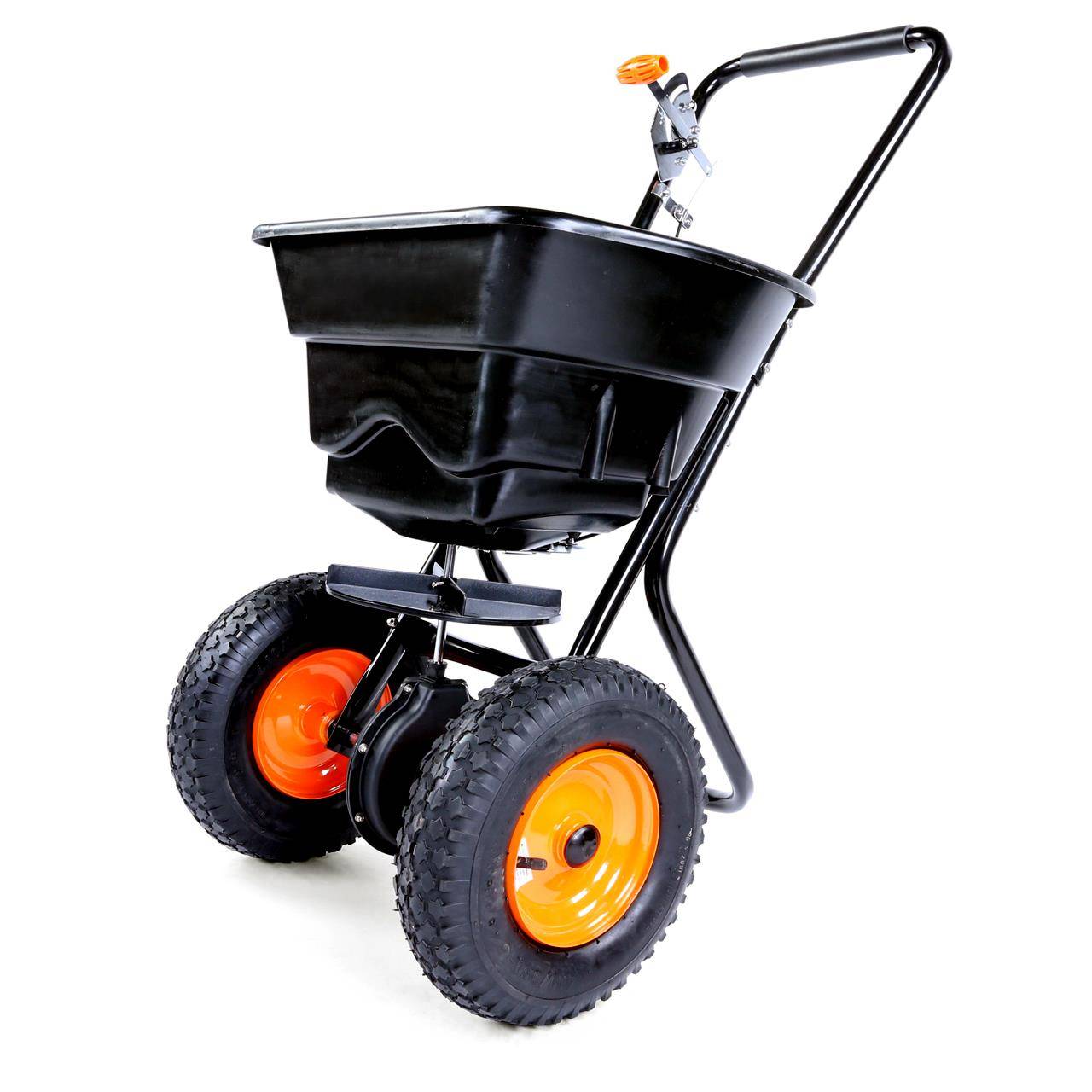 FUXTEC - Épandeur centrifuge sur roues - FUXTEC FX-GS36 - 36 kg largeur d'épandage XXL - Image 1