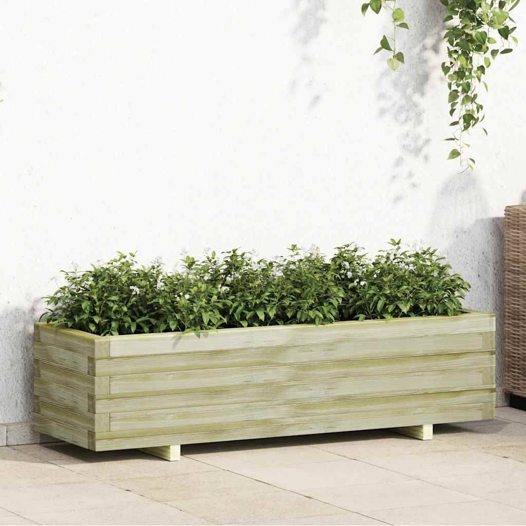 Jardinière | Lit surélevé 120 x 40 x 30 cm Bois Rectangulaire - Image 1
