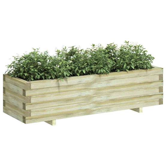 Jardinière | Lit surélevé 120 x 40 x 30 cm Bois Rectangulaire - Image 4