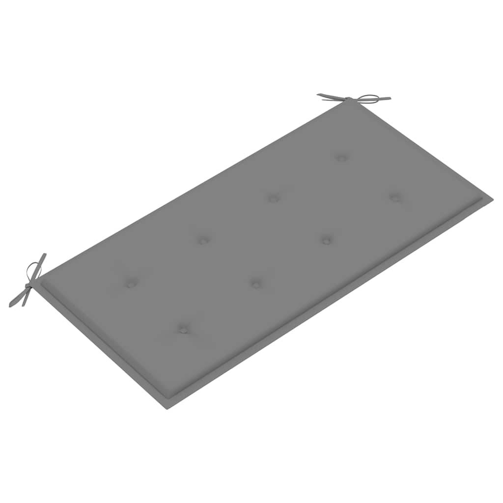 PANGIVO - Banc de jardin bois de teck gris 112 x 55 x 94 cm - PANGIVO - Image 5