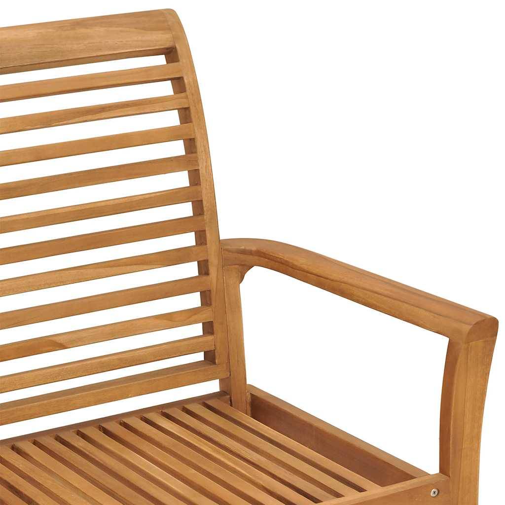 PANGIVO - Banc de jardin bois de teck gris 112 x 55 x 94 cm - PANGIVO - Image 4
