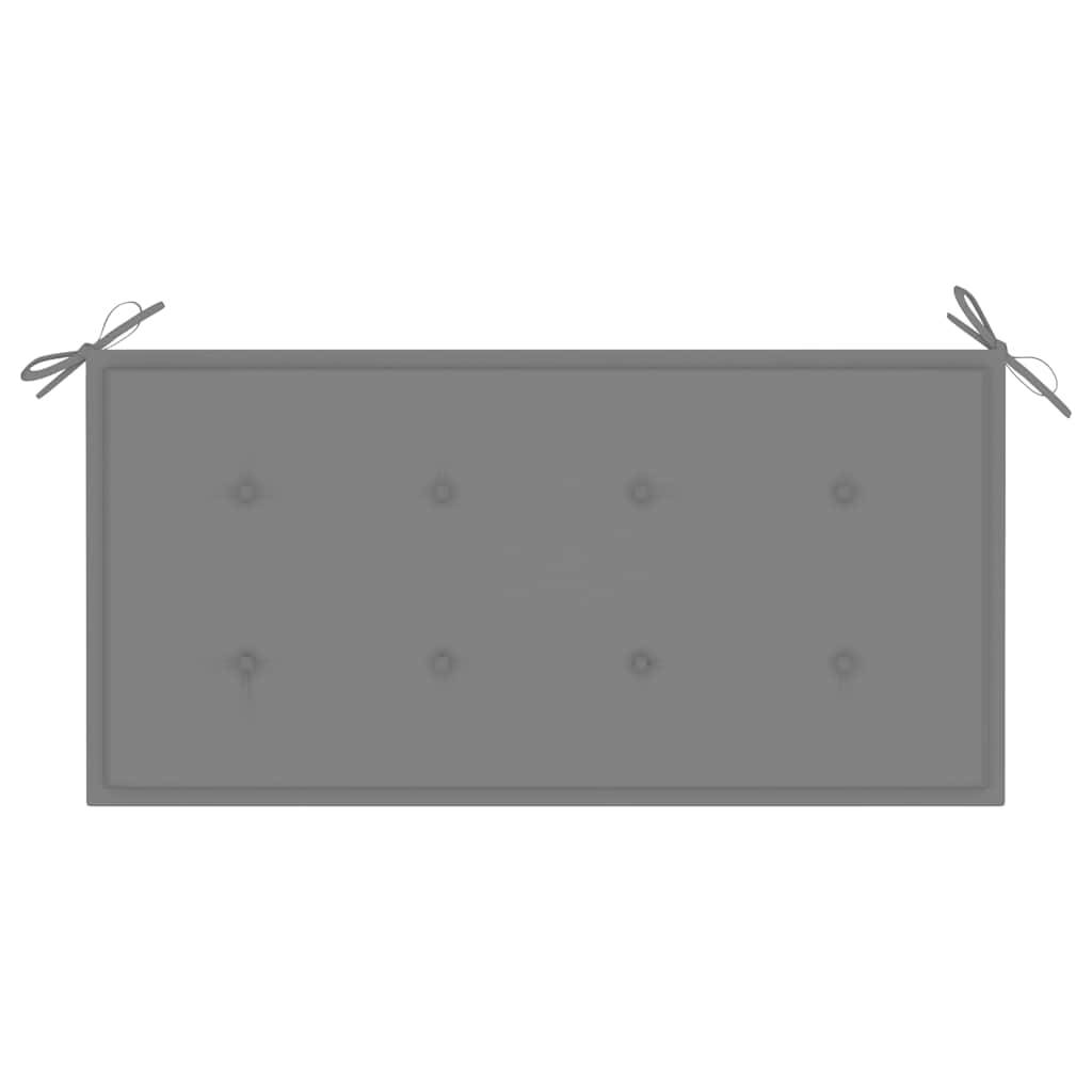 PANGIVO - Banc de jardin bois de teck gris 112 x 55 x 94 cm - PANGIVO - Image 6