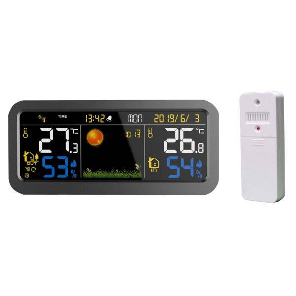 Stil - Station météo électronique couleur avec capteur extérieur Stil - Image 1