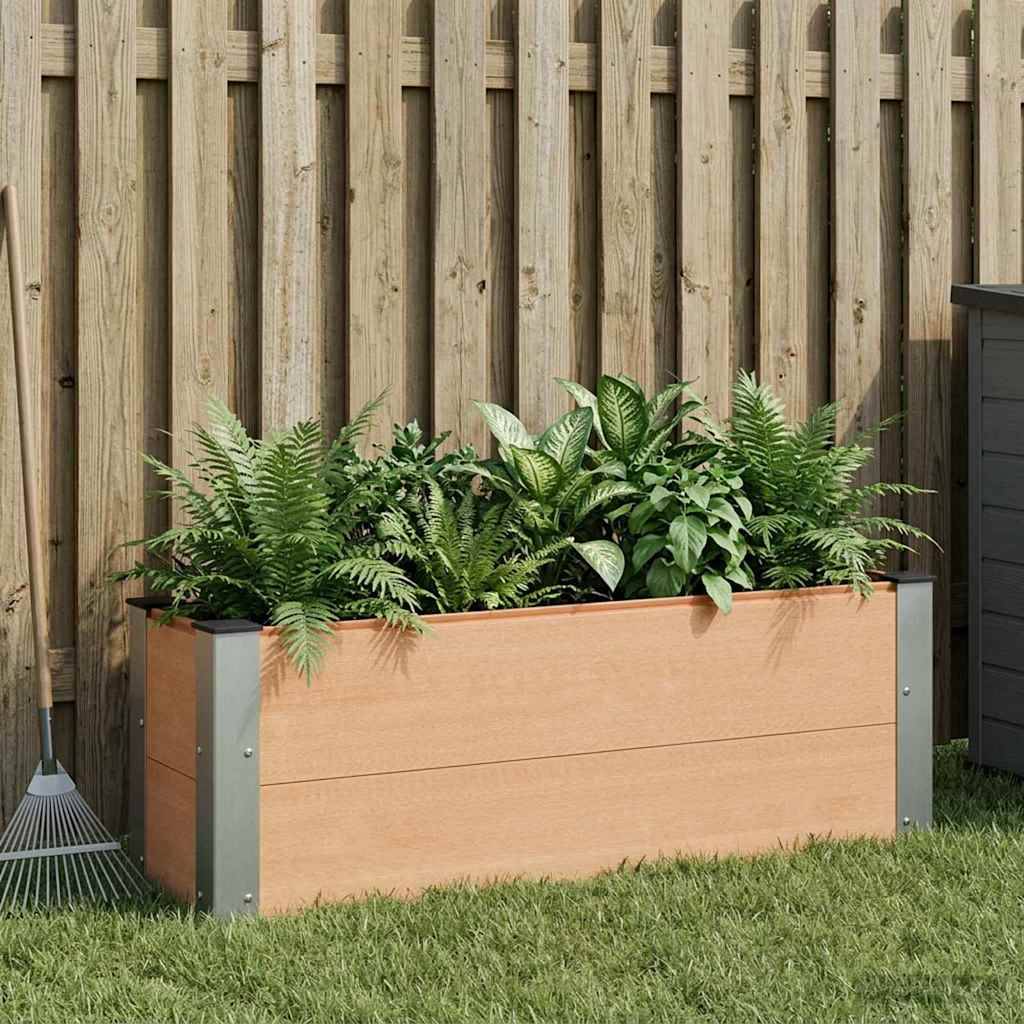 Prolenta Premium - Jardinière aluminium marron  100 x 30 x 36 cm  - Prolenta premium p348.8 - Image 2