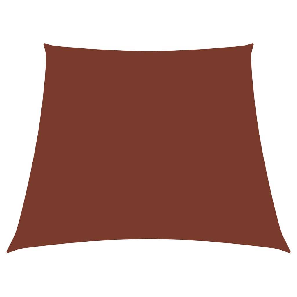 Helloshop26 - Voile toile d'ombrage parasol tissu oxford trapèze 3/5 x 4 m terre cuite - Image 1
