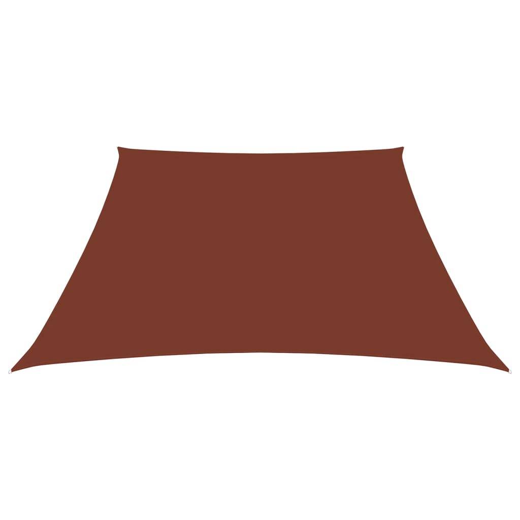 Helloshop26 - Voile toile d'ombrage parasol tissu oxford trapèze 3/5 x 4 m terre cuite - Image 2