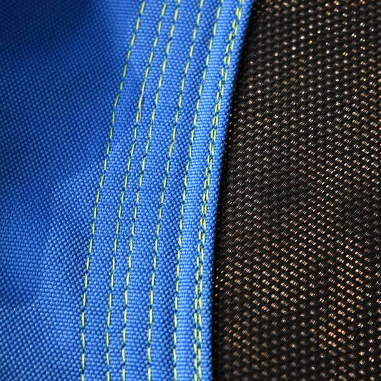 Balançoire nid multicolore Ø100 cm hauteur ajustable 120–180 cm cordes fanions charge 80kg toute la famille - Image 10