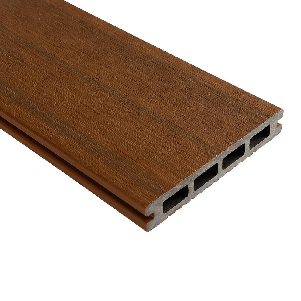 Kit Terrasse Composite NAVIA 30m² - Teck - 91 lames de terrasse (220 x 14.5 x 2.2 cm) - Fixation par Clips - Terrasse - Image 3