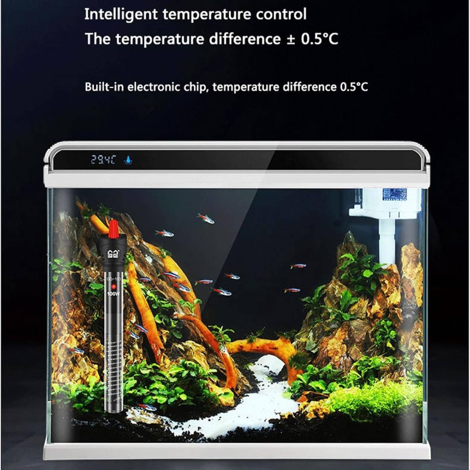 Bâton Chauffant Thermostat 100W pour Poisson DtopbuyAge - Image 2