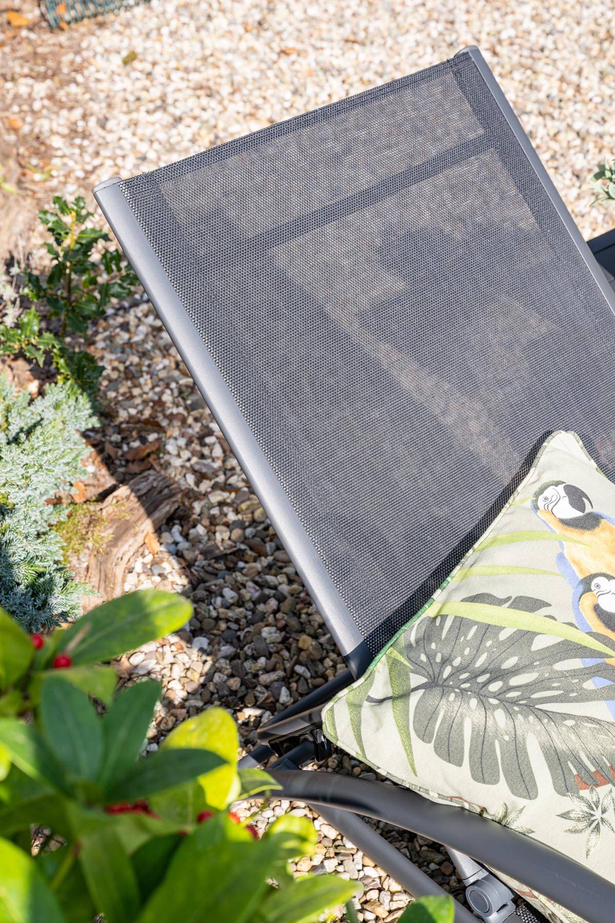 Garden Impressions - Chaise longue Limone  noir charbon/anthracite - Garden Impressions - Image 7