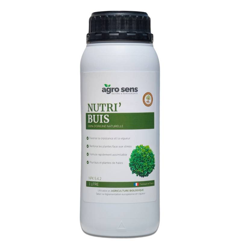 Nutri Buis - Engrais liquide pour buis et conifères - 1 litre (500 litres de préparation) - Image 1