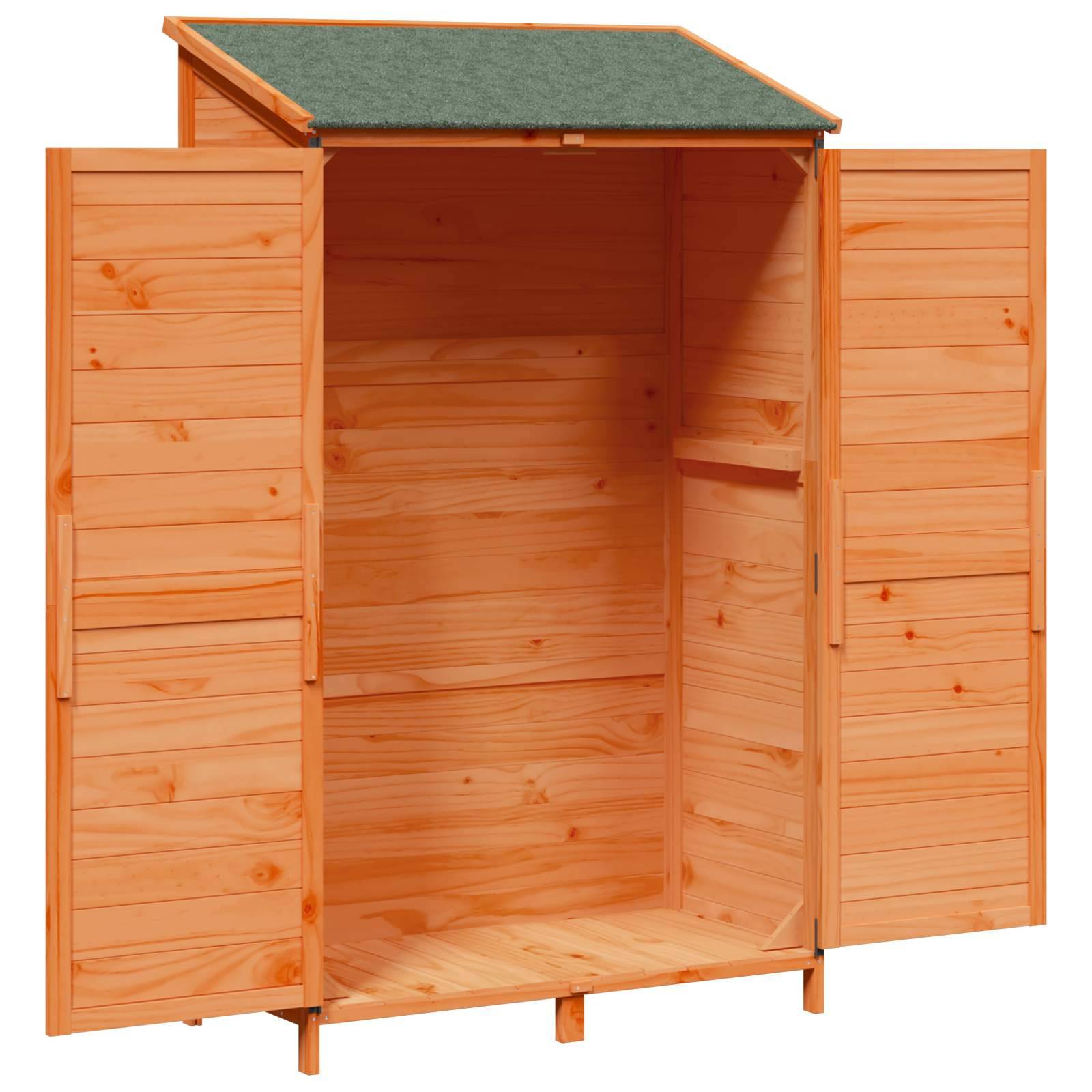 PANGIVO - Abri de jardin bois de sapin marron 106.5 x 56 x 176 cm - PANGIVO - Image 4