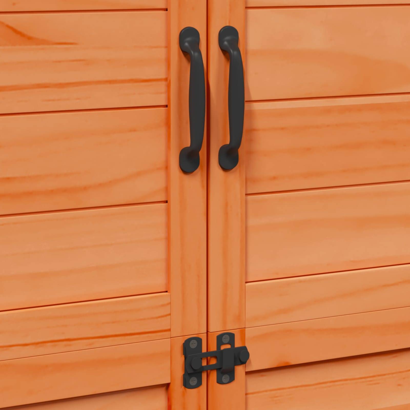 PANGIVO - Abri de jardin bois de sapin marron 106.5 x 56 x 176 cm - PANGIVO - Image 9