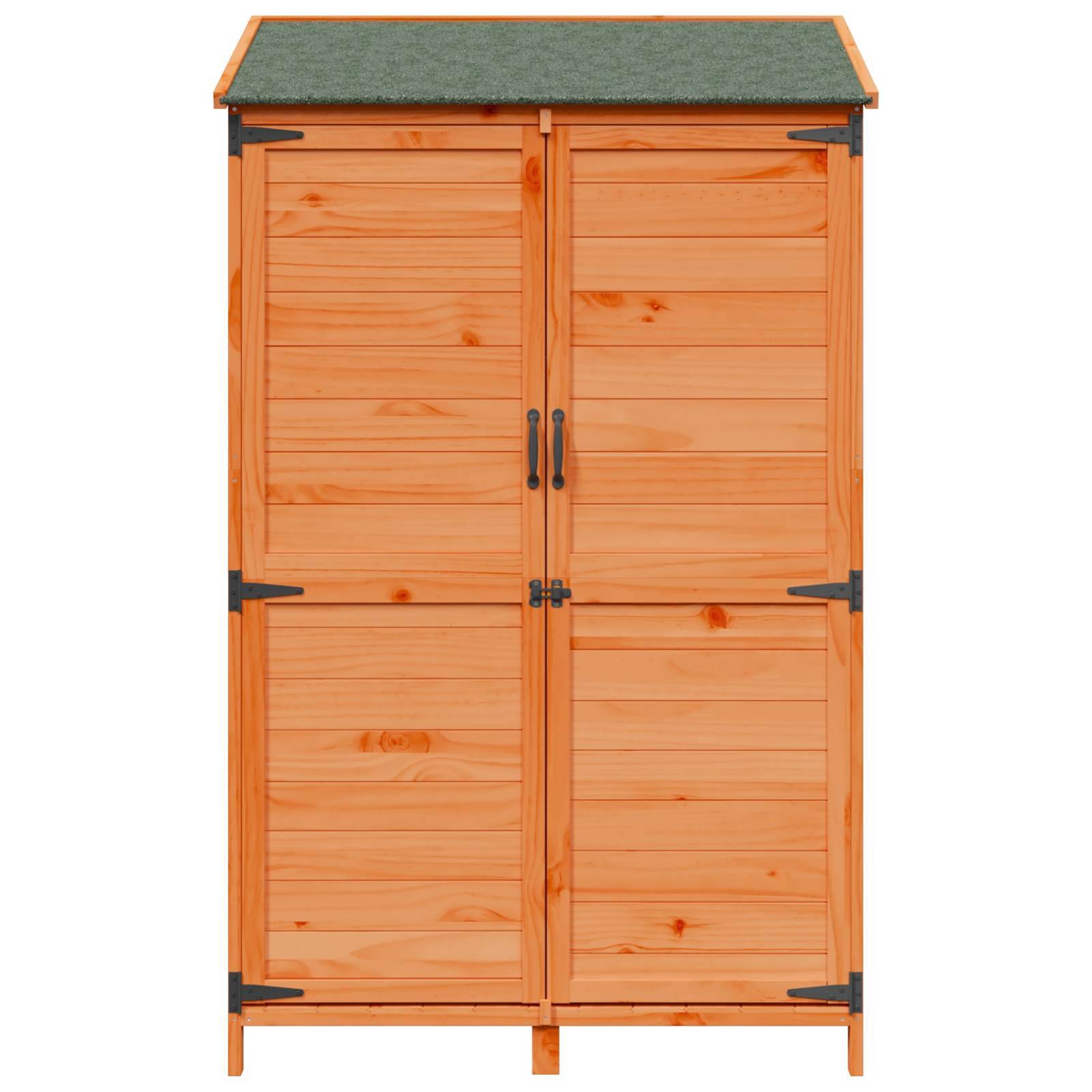 PANGIVO - Abri de jardin bois de sapin marron 106.5 x 56 x 176 cm - PANGIVO - Image 5