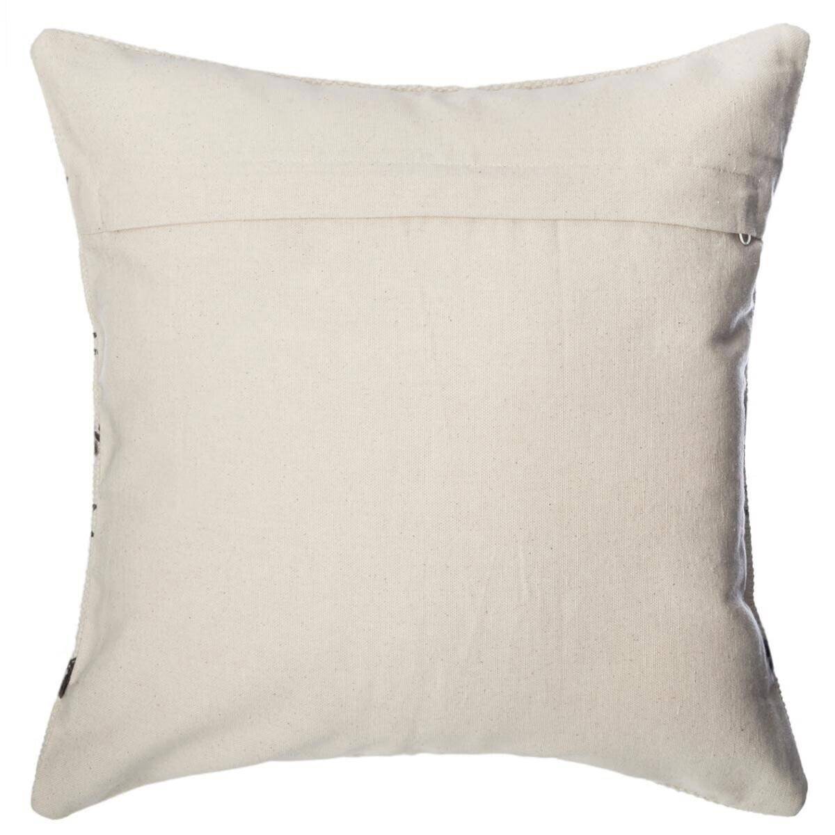 Housse de Coussin "Etnik Gold" 40x40cm Gris - Image 2