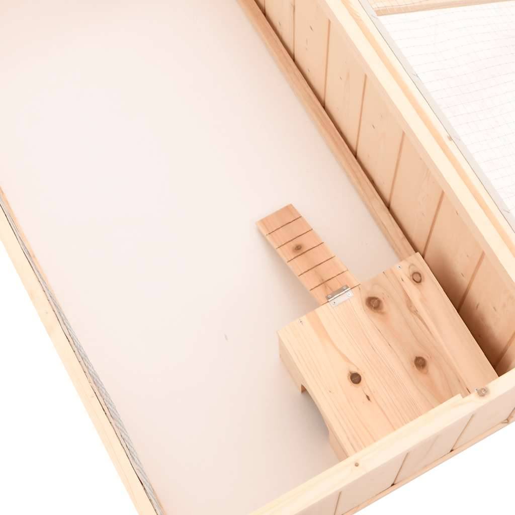 Grande cage à hamster en bois 104 cm avec plateau de nettoyage – ComfortXL Outdoor Living - Image 7