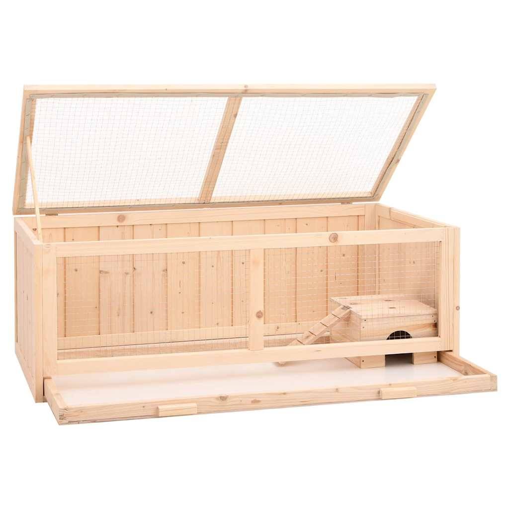 Grande cage à hamster en bois 104 cm avec plateau de nettoyage – ComfortXL Outdoor Living - Image 3