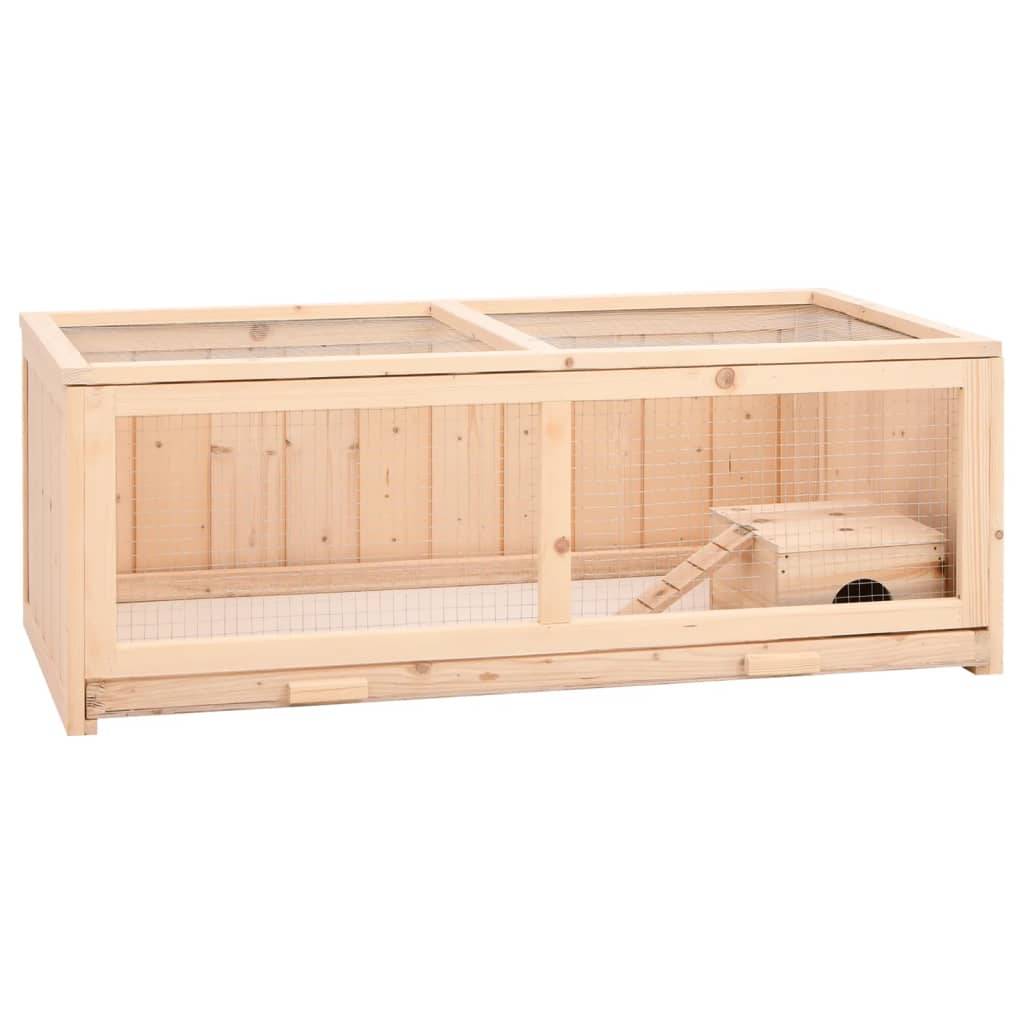 Grande cage à hamster en bois 104 cm avec plateau de nettoyage – ComfortXL Outdoor Living - Image 1