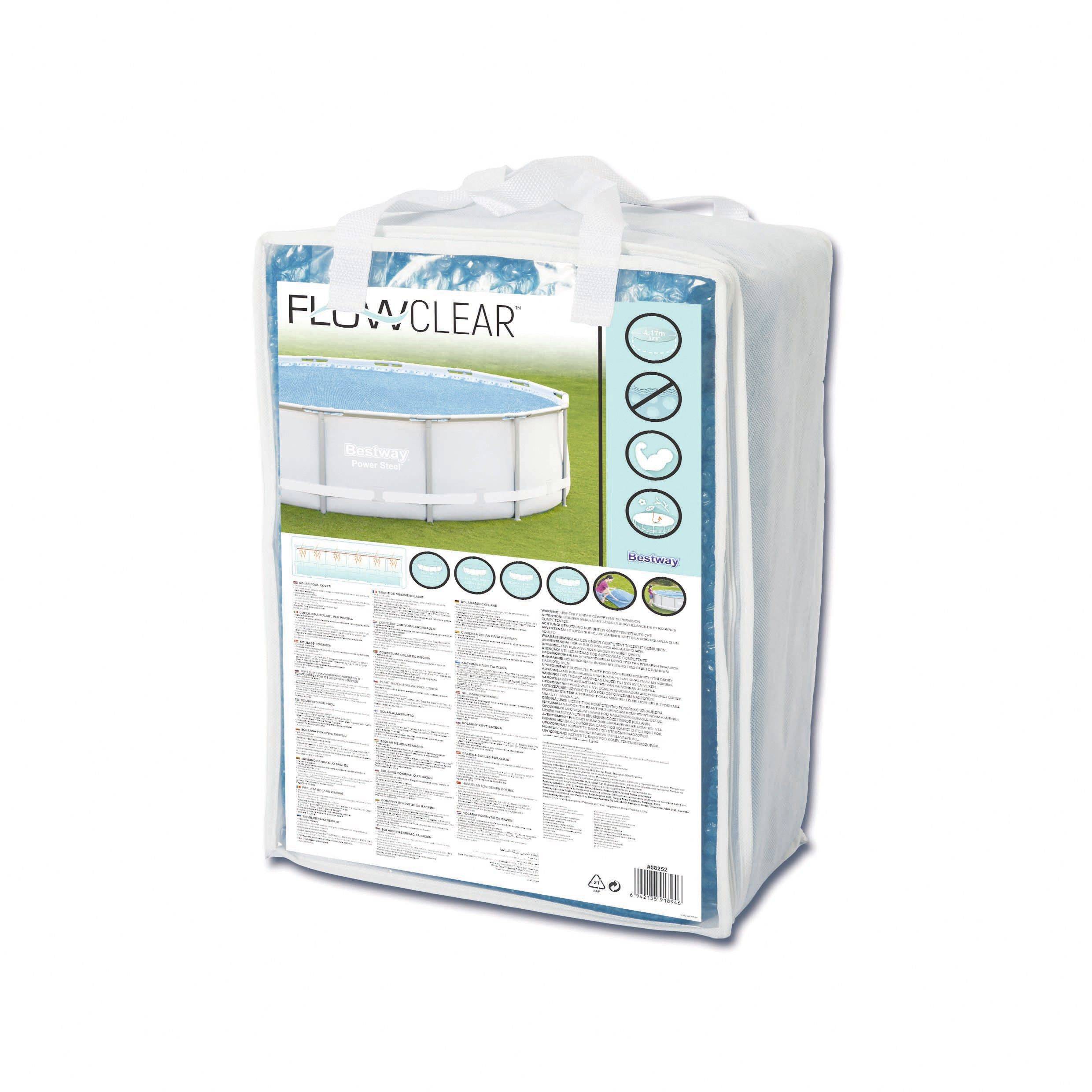 Bestway - Bâche Solaire Ronde Bestway Chauffe Et Protège Votre Piscine Hors-sol. - Bestway - Image 5