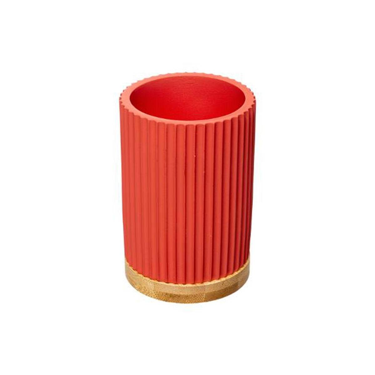 Gobelet Brosse à Dent "Modern" 11cm Rose