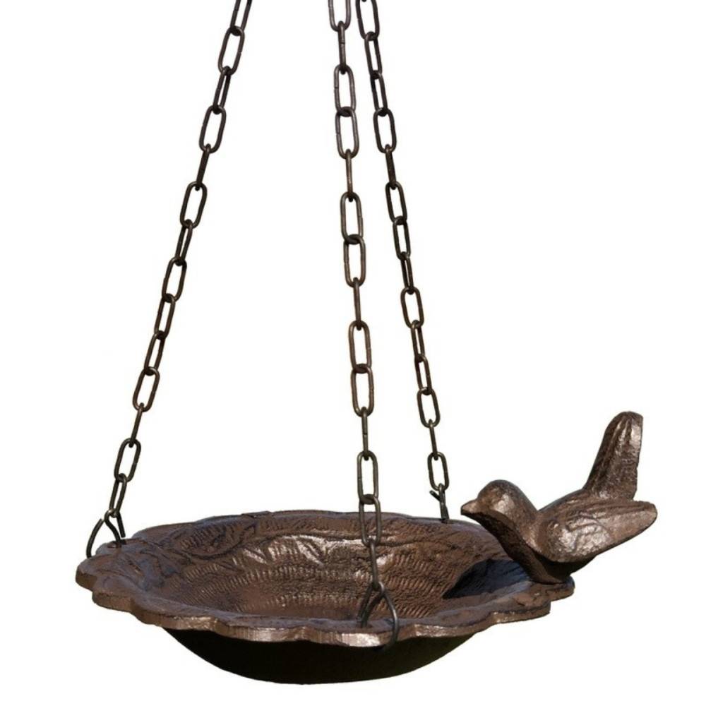 Chemin De Campagne - Bain d'oiseaux à suspendre par des chainettes Ø.18.5 x Ht.38 cm Chemin de campagne - Image 1