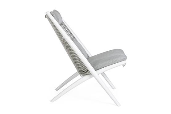 Autre - Chiliennes de jardin lounge design en métal (lot de 2) - BELLE ILE - Image 5