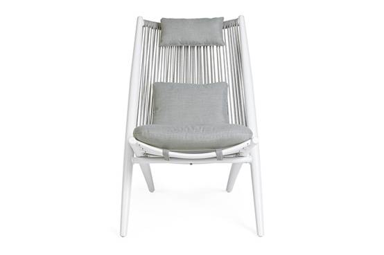 Autre - Chiliennes de jardin lounge design en métal (lot de 2) - BELLE ILE - Image 3
