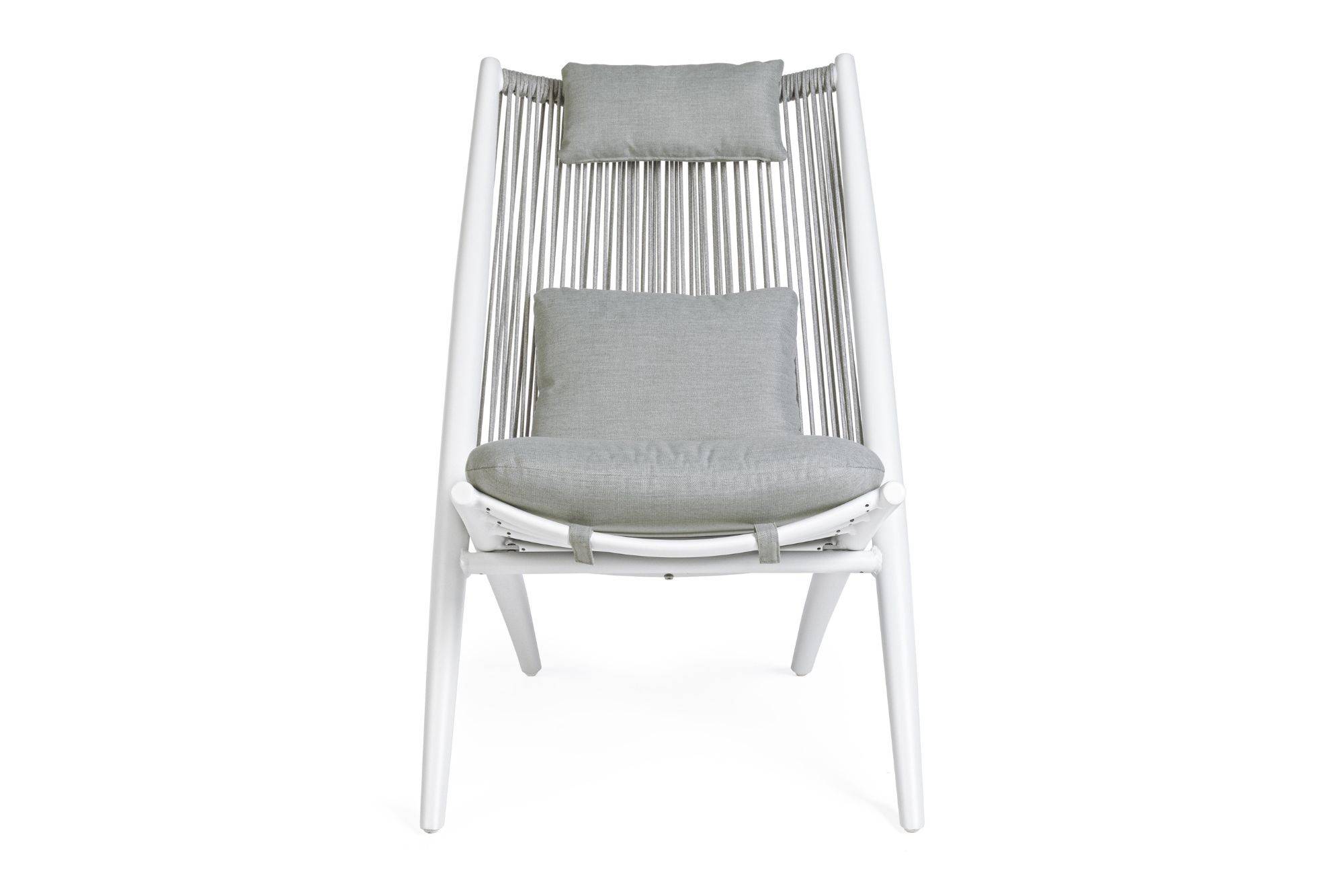 Autre - Chiliennes de jardin lounge design en métal (lot de 2) - BELLE ILE - Image 3