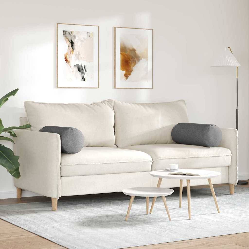 ComfortXL - Lot de 2 Traversins Design Velours Côtelé Housse Amovible pour Salon Chambre Gris Foncé 25x70 cm – ComfortXL Outdoor Living - Image 4