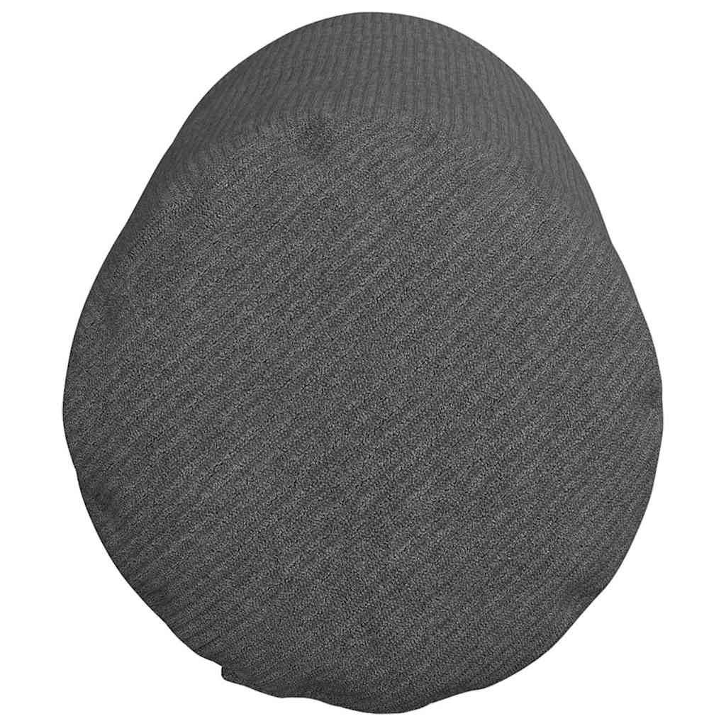 ComfortXL - Lot de 2 Traversins Design Velours Côtelé Housse Amovible pour Salon Chambre Gris Foncé 25x70 cm – ComfortXL Outdoor Living - Image 7