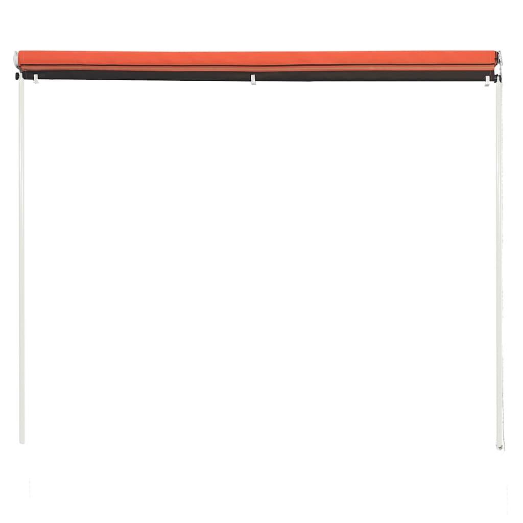 Store banne | Auvent rétractable 100x150 cm Orange et marron Maison Chic - Image 3