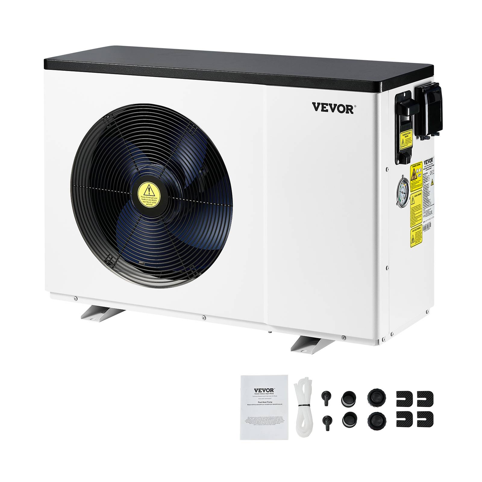 VEVOR Pompe chaleur piscine, chauffage 2,51-11,38 kW. Variable, économie énergie. Piscines 25-50 m³.